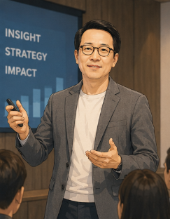 강의 중인 김용한 박사